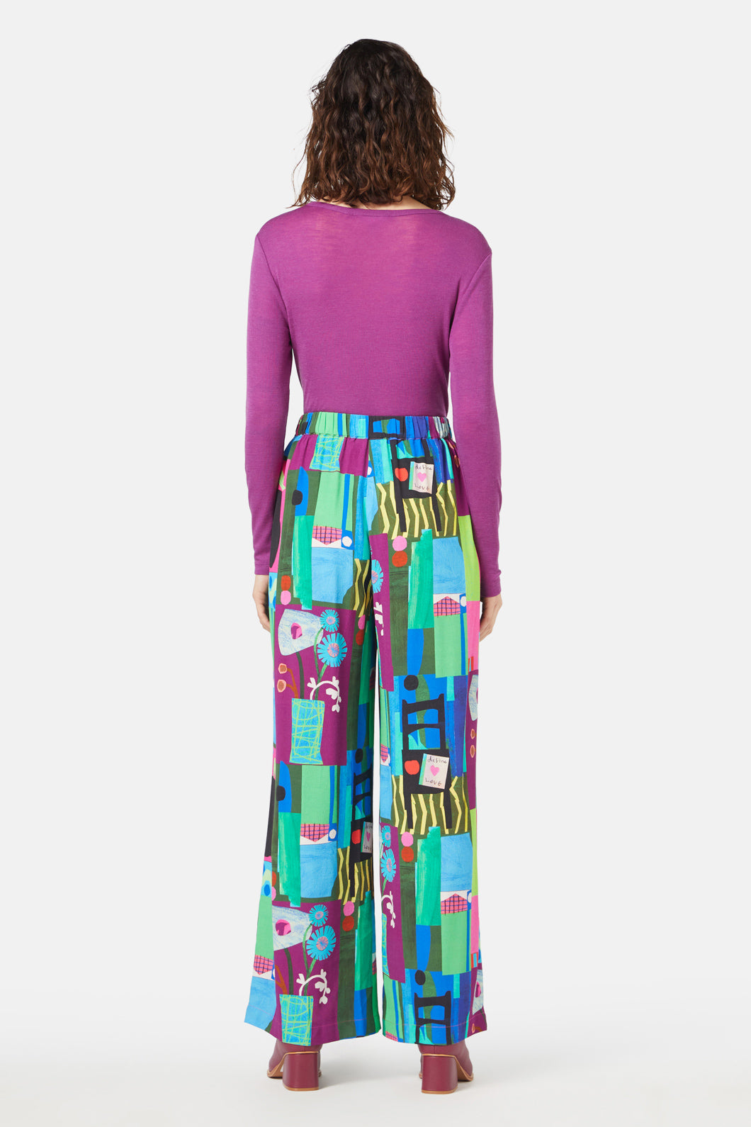 Gorman - Collage Notes Pant - print
