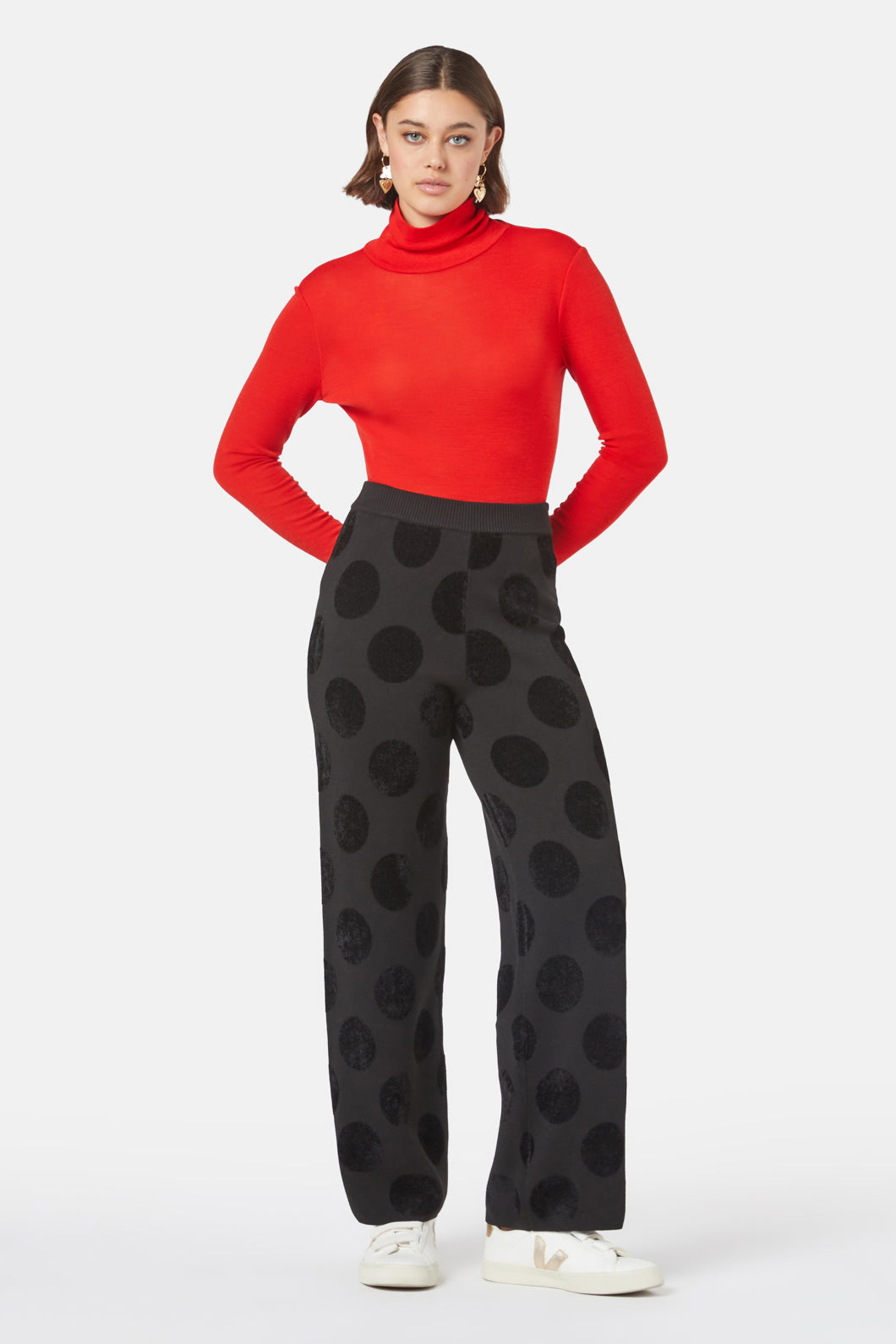 Gorman - On The Spot Knit Pant - black