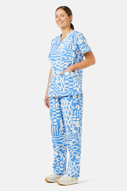 Gorman - Take Time Scrub Set - print