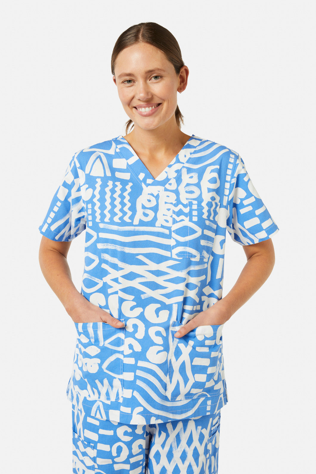 Gorman - Take Time Scrub Set - print