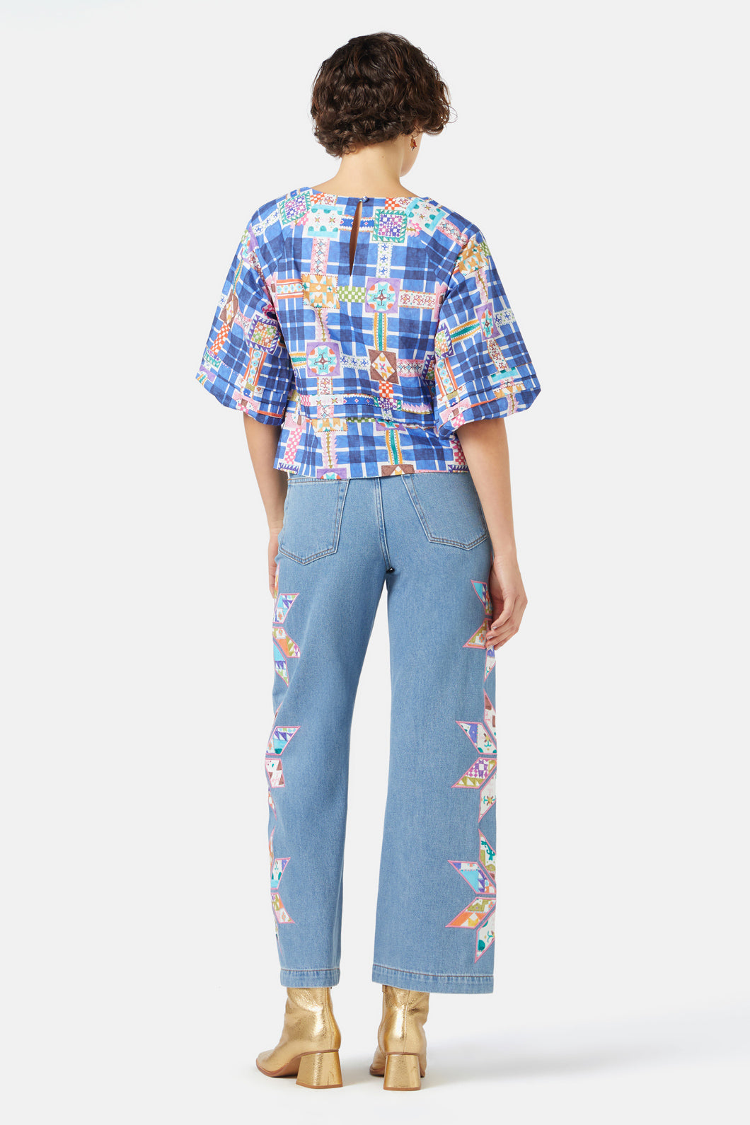 Gorman - Stained Glass Top - print