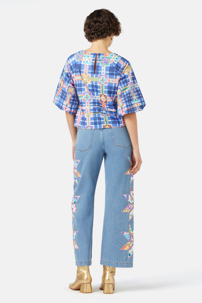 Gorman - Stained Glass Top - print