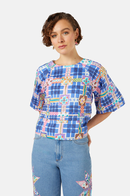 Gorman - Stained Glass Top - print