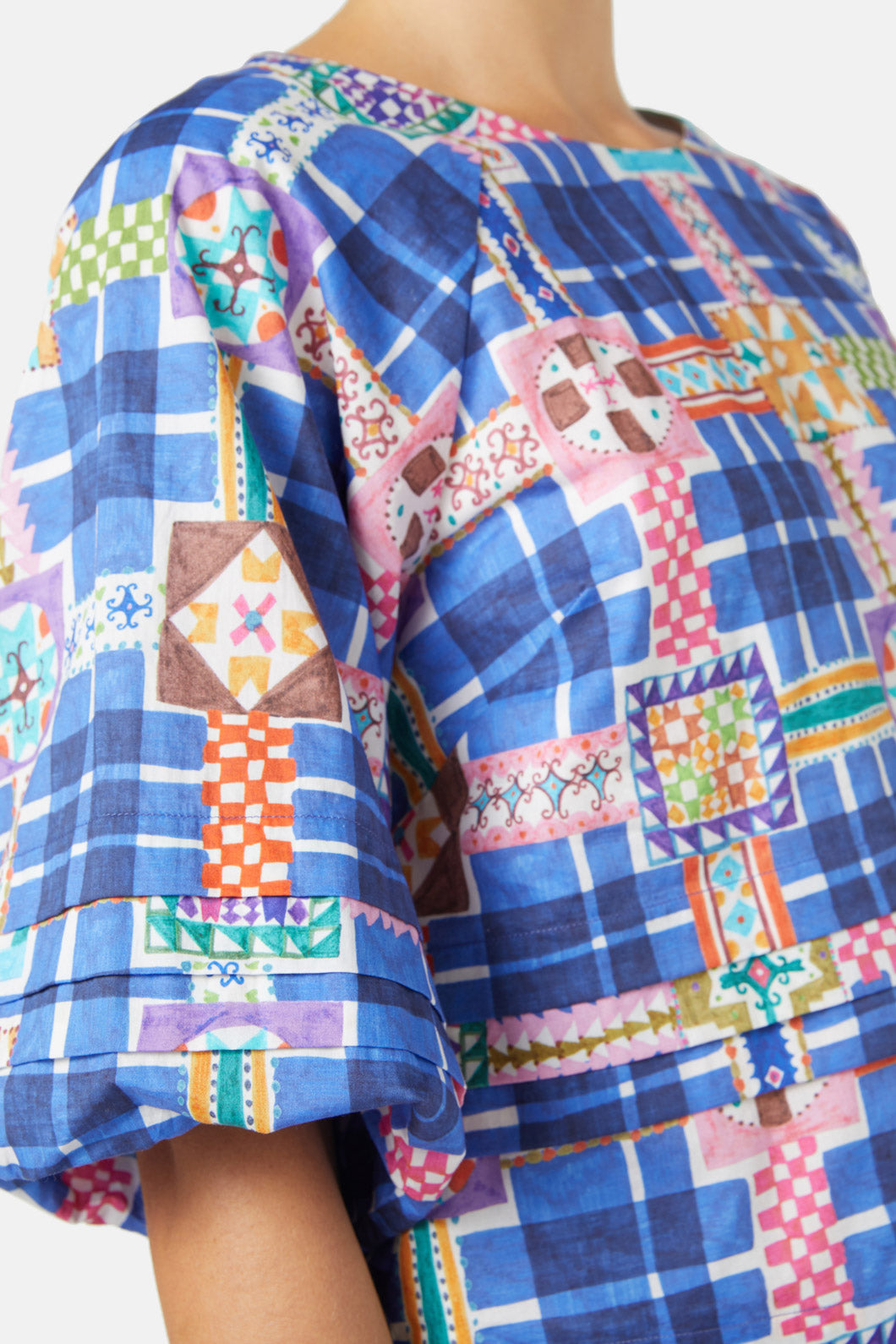 Gorman - Stained Glass Top - print