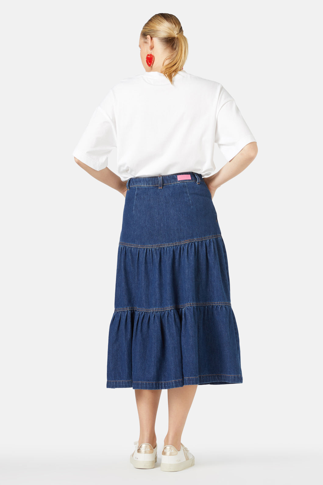 Gorman - Taylah Denim Skirt - mid-blue