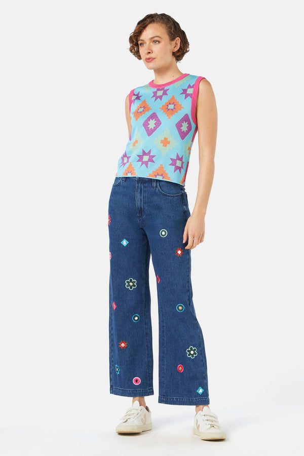 Gorman - Mirror Mirror Jeans - mid-blue