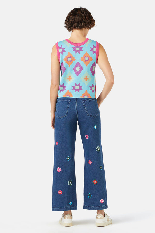 Gorman - Mirror Mirror Jeans - mid-blue