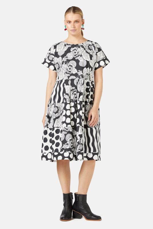 Gorman - Seeing Spots Patchwork Dress - print