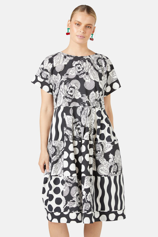 Gorman - Seeing Spots Patchwork Dress - print