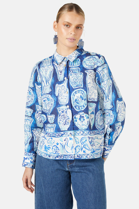 Gorman - Porcelain Paradise Shirt - print
