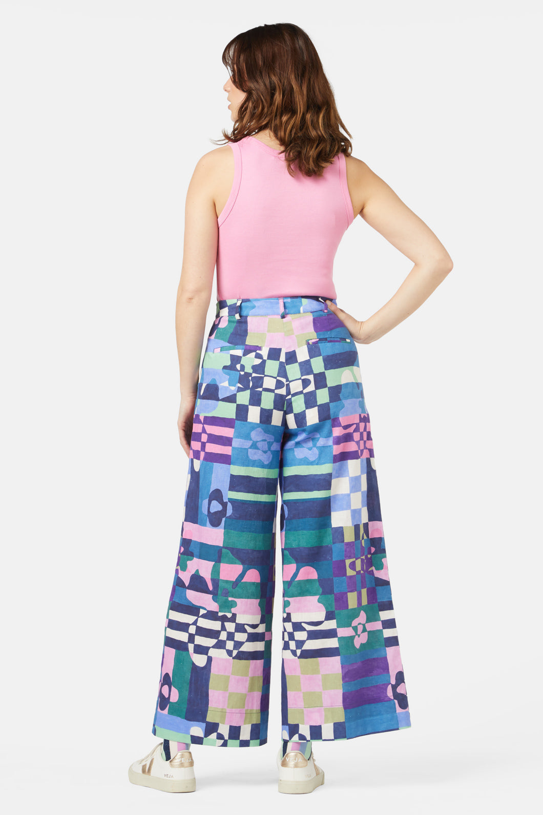 Gorman - Tropic Check Skort - print