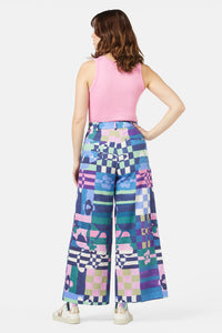 Gorman - Tropic Check Skort - print
