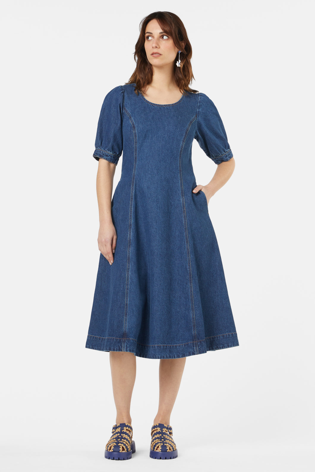 Holiday Denim Dress