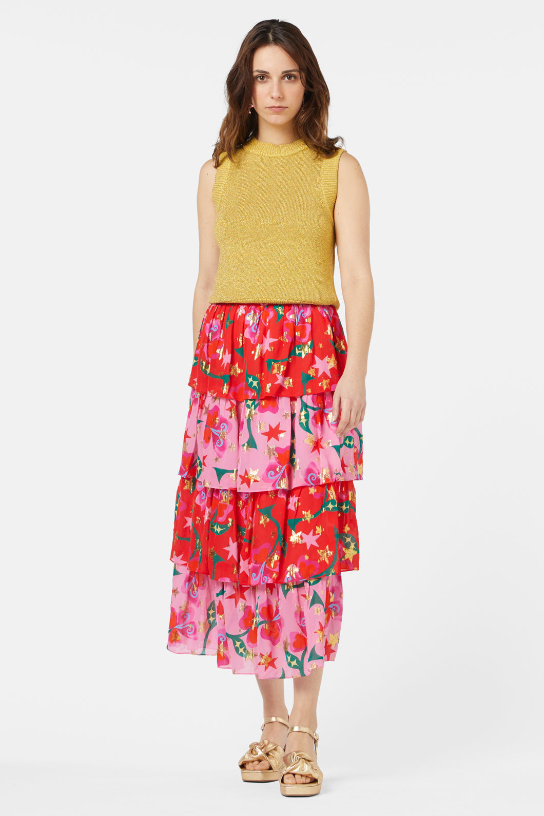 Gorman - Peruvian Lily Skirt - print