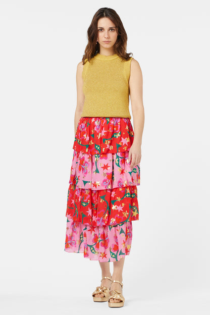 Gorman - Peruvian Lily Skirt - print