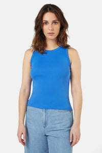 Gorman - Chloe Rib Tank - blue