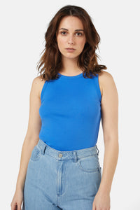 Gorman - Chloe Rib Tank - blue