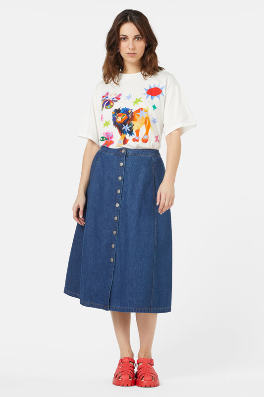 Gorman - Fiona Denim Skirt - indigo