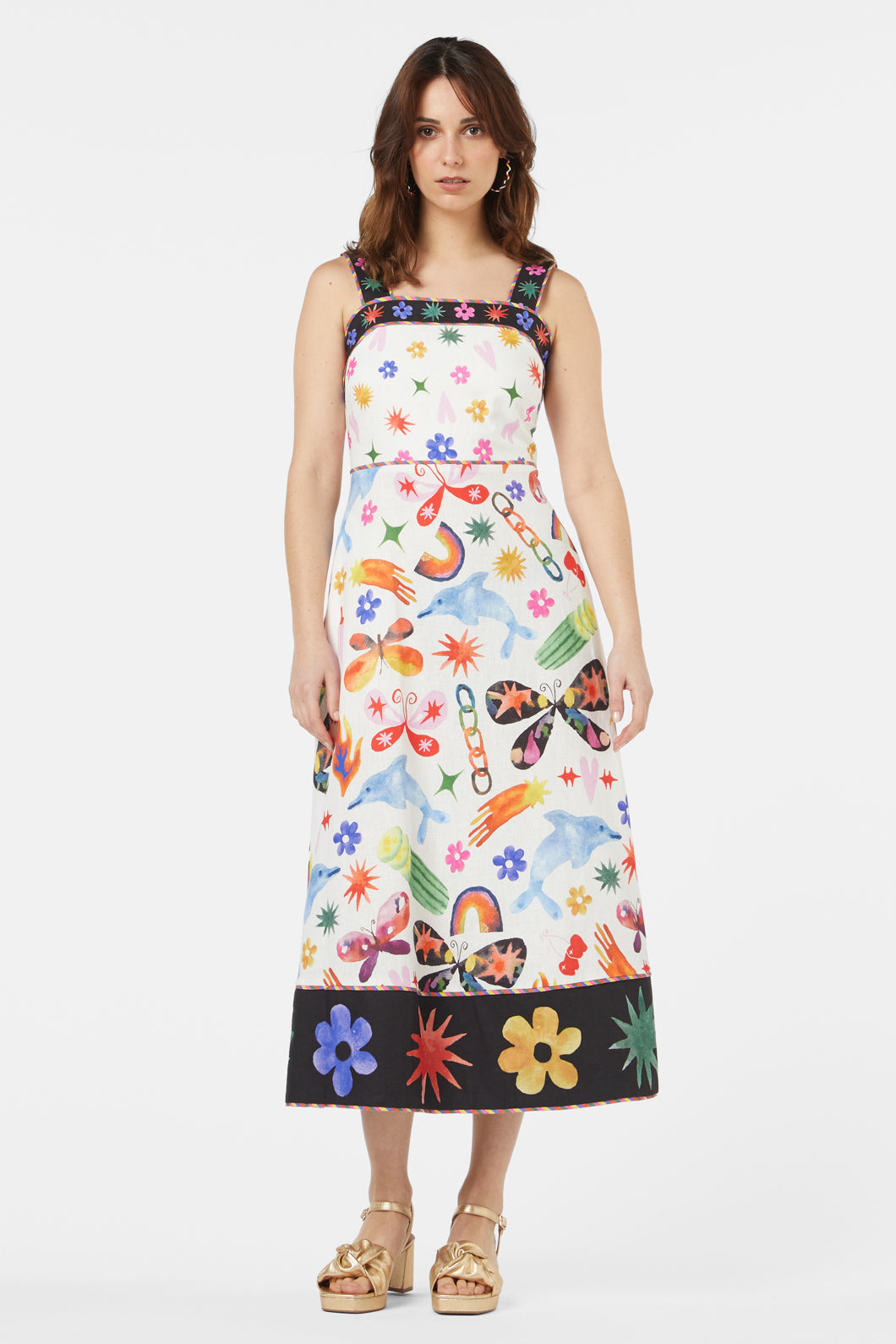 Sticker Collection Party Dress