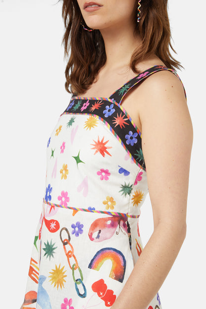 Gorman - Sticker Collection Party Dress - print