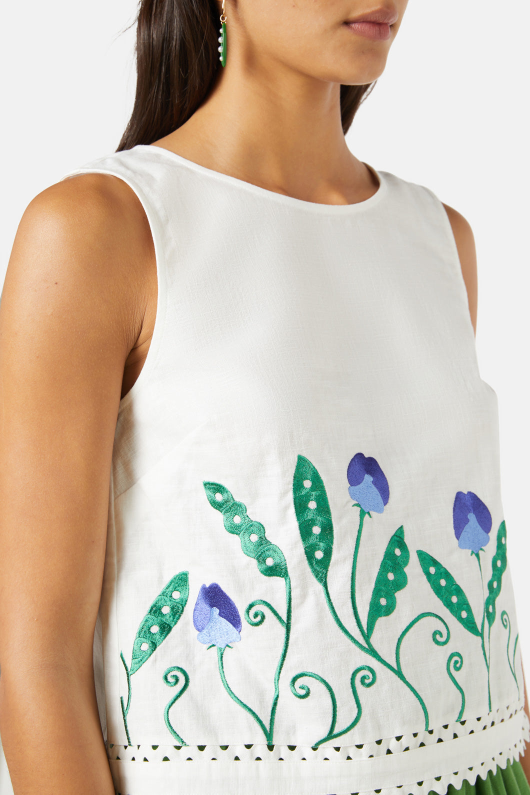 Gorman - Peas Anglaise Tank - white