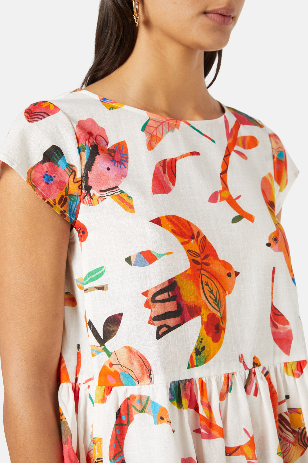Gorman - Cut Outs Beach Dress - print