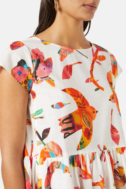 Gorman - Cut Outs Beach Dress - print
