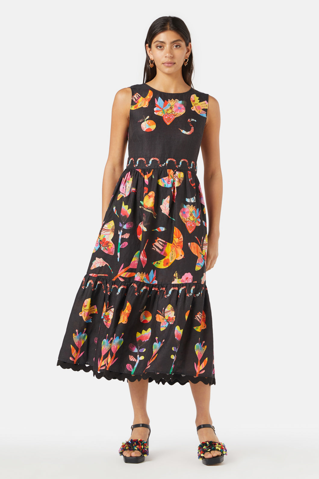 Gorman - Cut Outs Long Dress - print