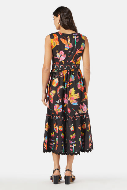 Gorman - Cut Outs Long Dress - print