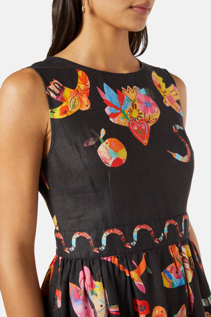 Gorman - Cut Outs Long Dress - print