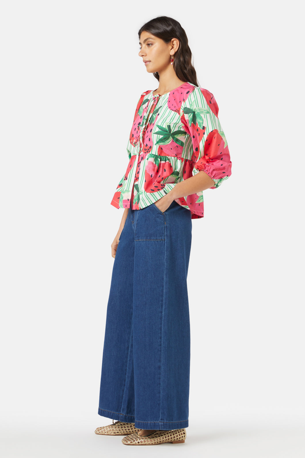 Gorman - Strawberry Patch Smock Top - print