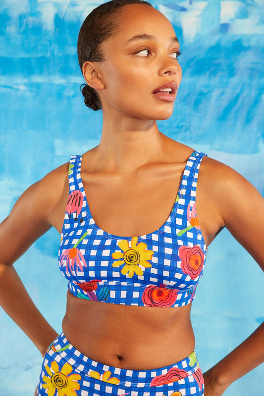 Gorman - Petal Parade Bikini Top - print
