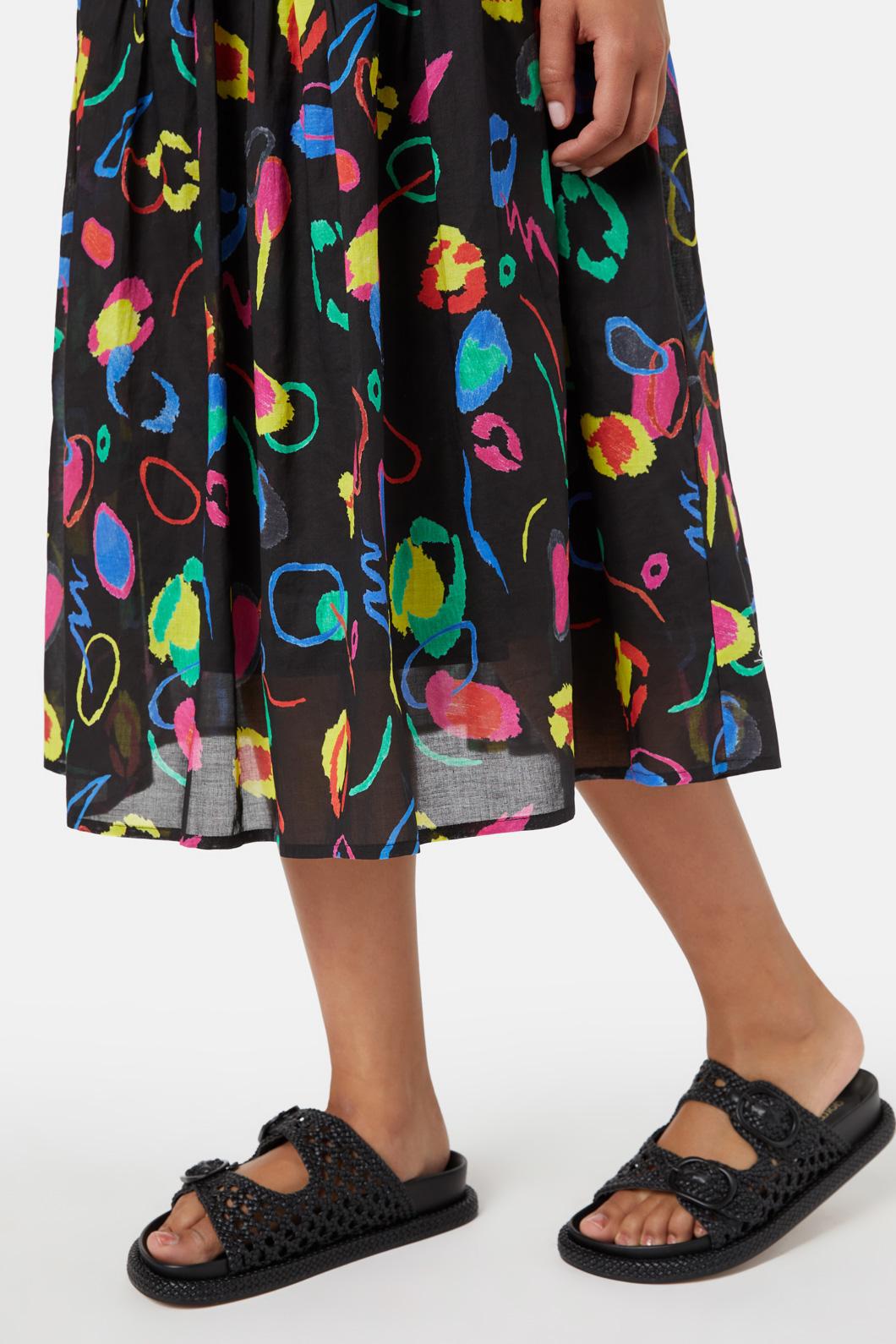 Gorman - Neon Scribble Party Skirt - print