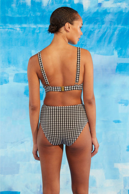 Gorman - Gingham Bikini Top - black