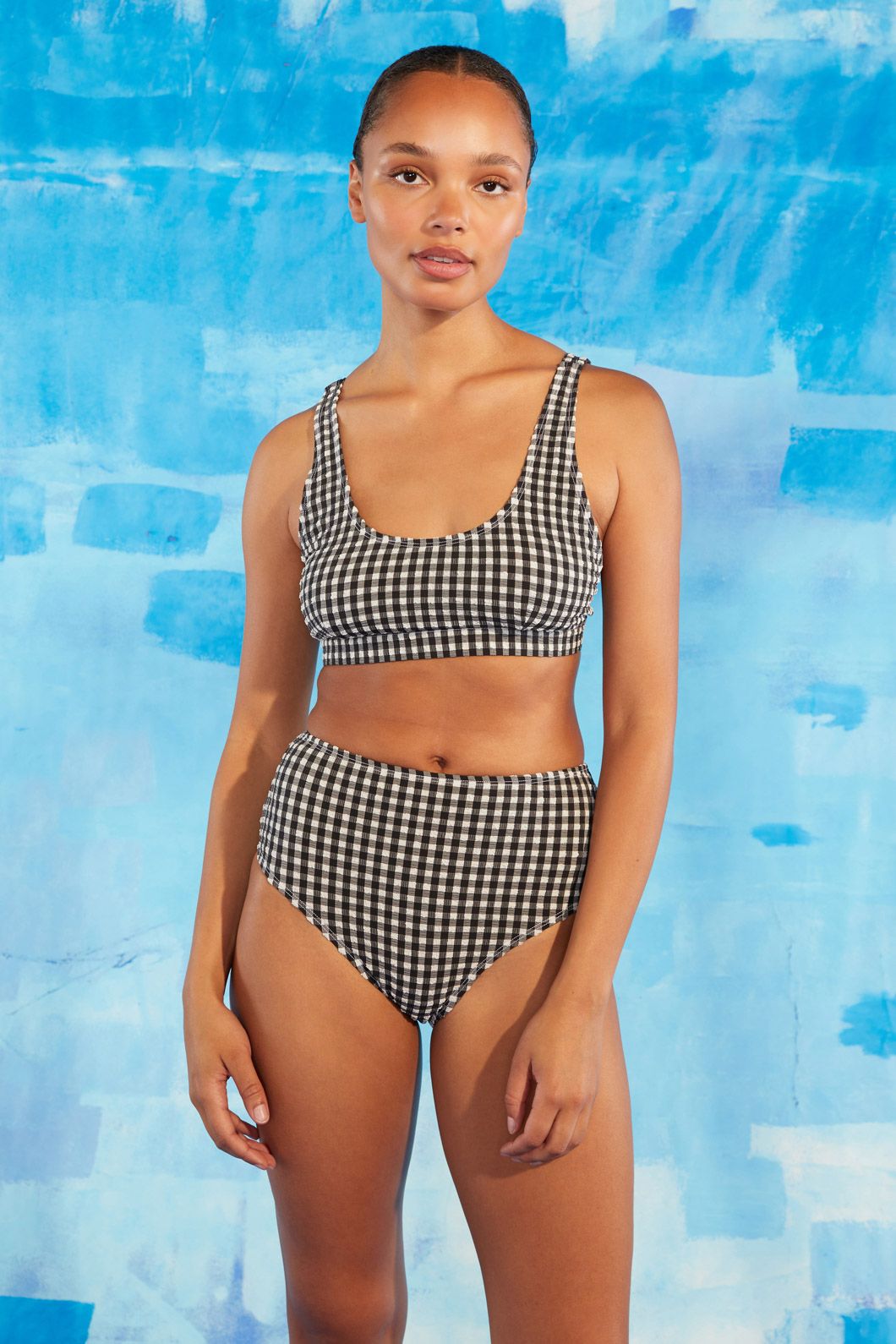 Gorman - Gingham Bikini Bottom - black