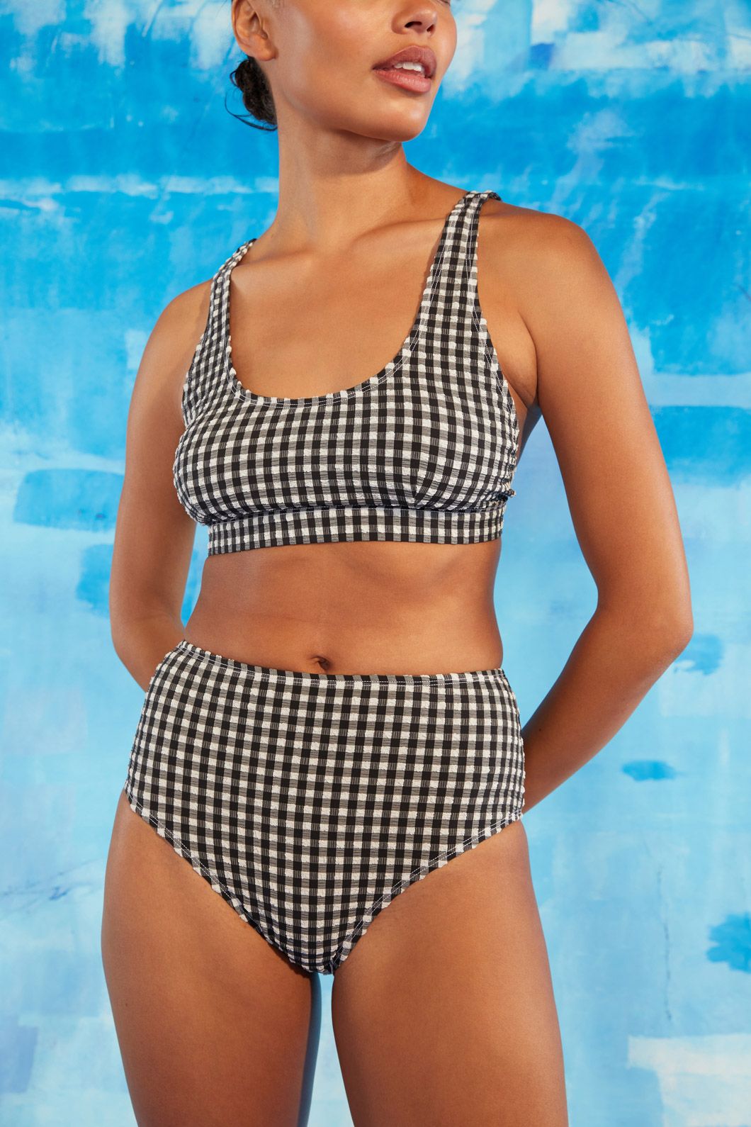 Gorman - Gingham Bikini Bottom - black