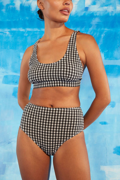 Gorman - Gingham Bikini Bottom - black