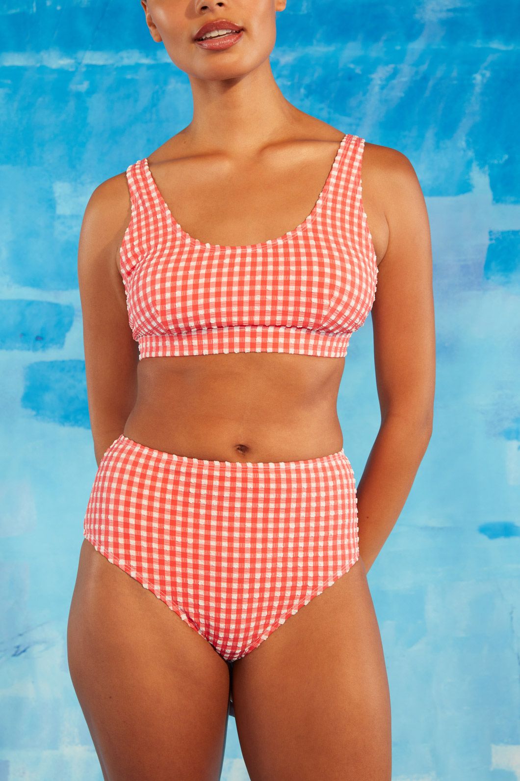 Gorman - Gingham Bikini Bottom - red