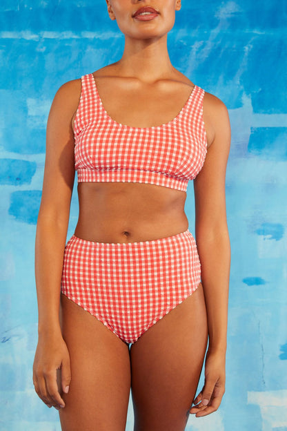 Gorman - Gingham Bikini Bottom - red