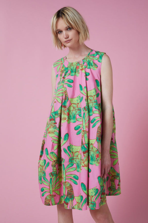 Gorman - Palm Pals Bubble Dress - print