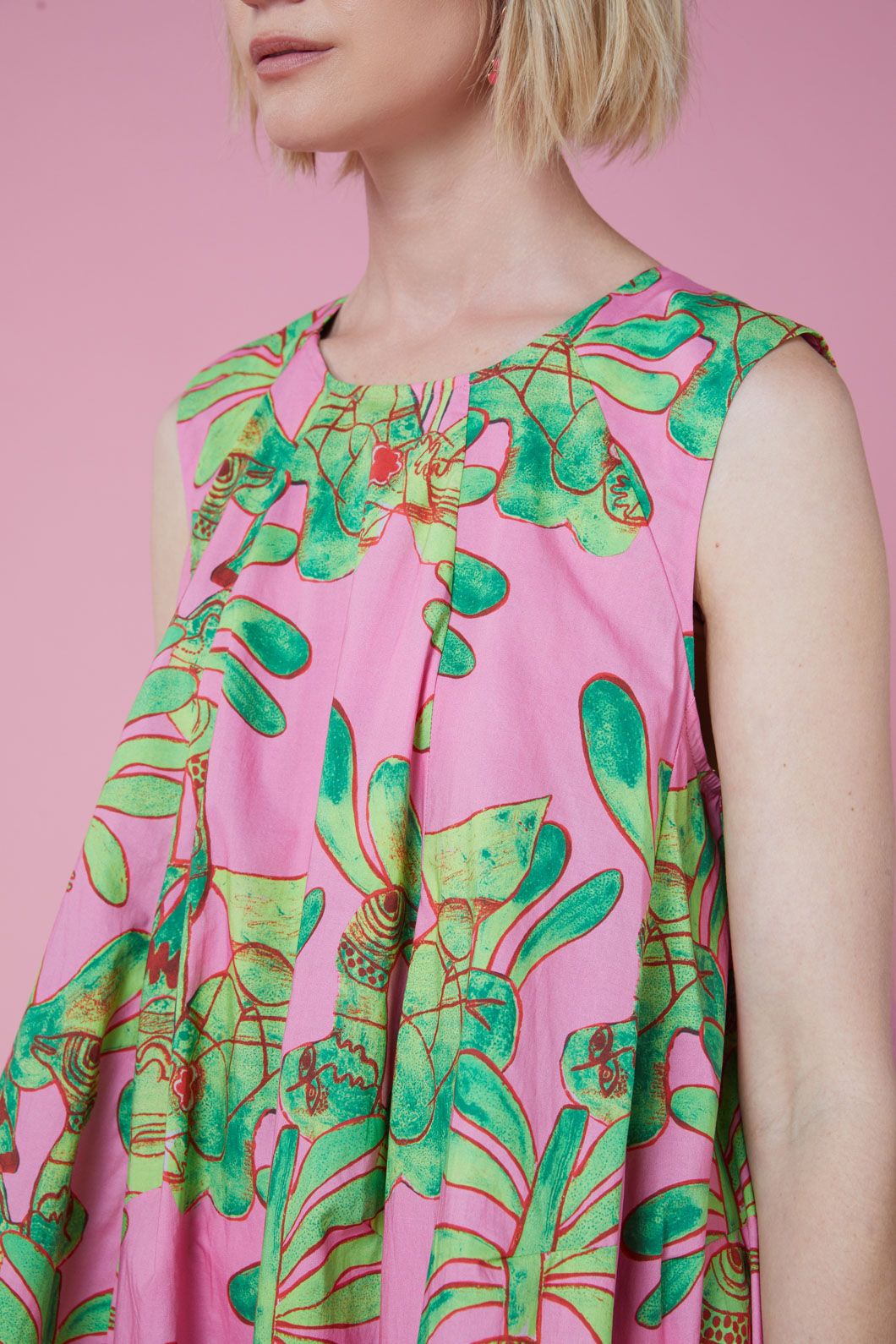 Gorman - Palm Pals Bubble Dress - print