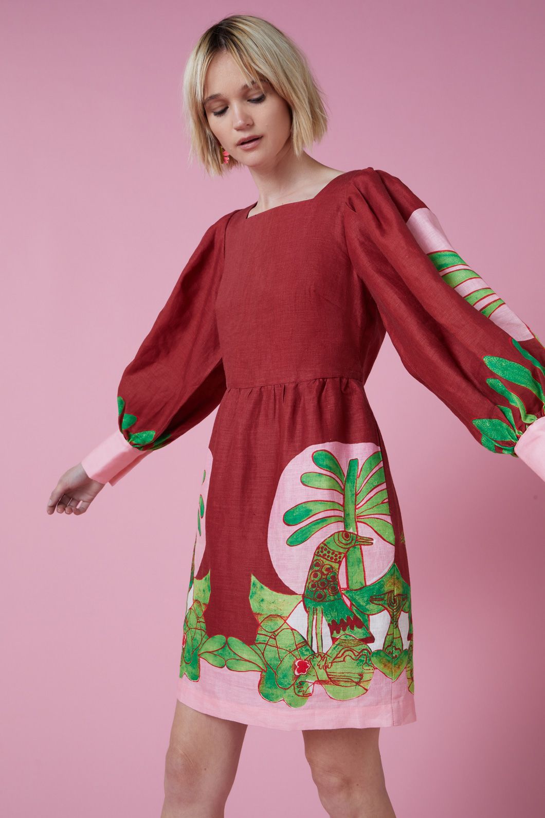 Gorman - Palm Pals Mini Dress - print