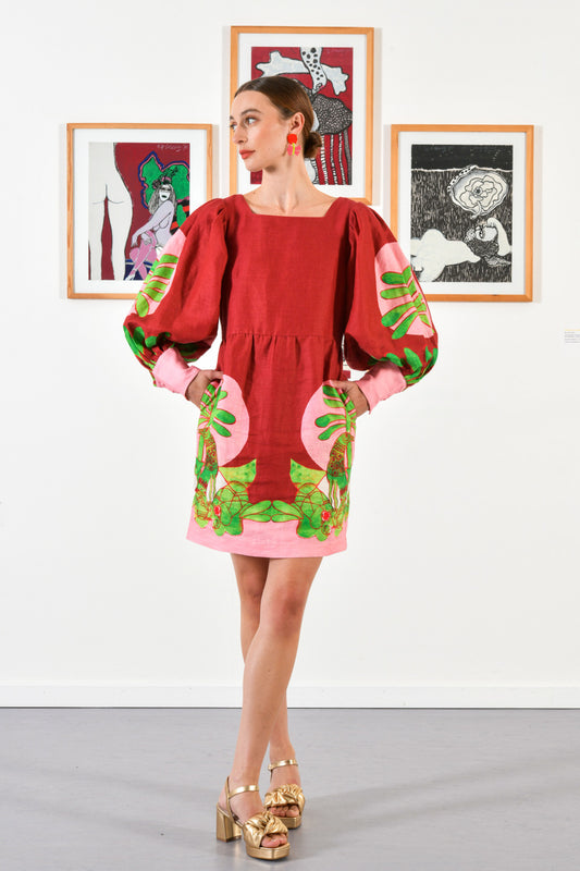 Gorman - Palm Pals Mini Dress - print