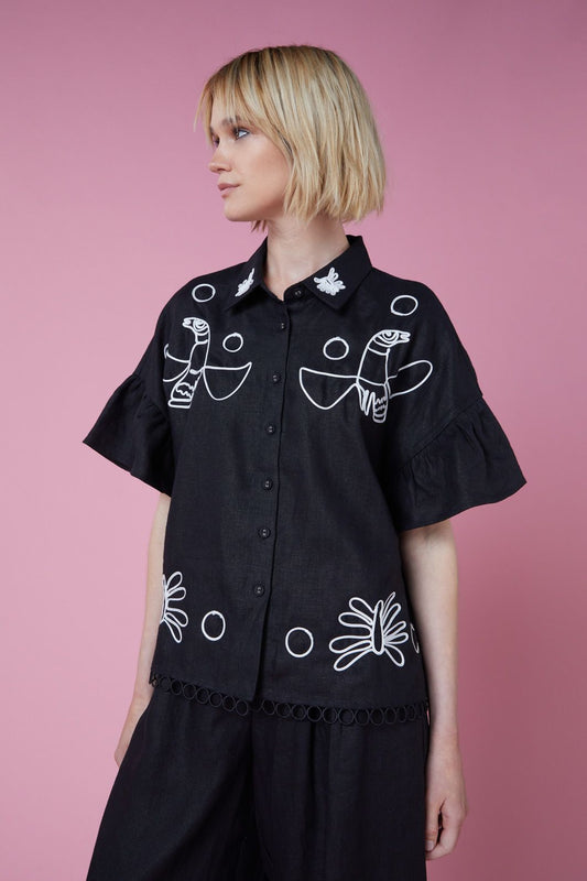 Gorman - Palm Pals Shirt - black