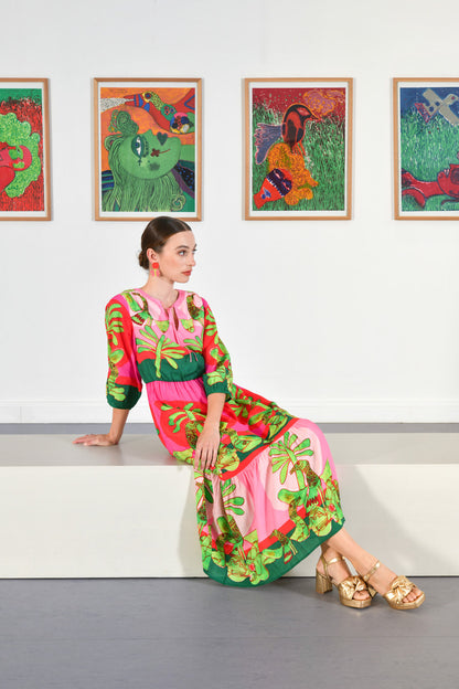 Gorman - Palm Pals Long Dress - print