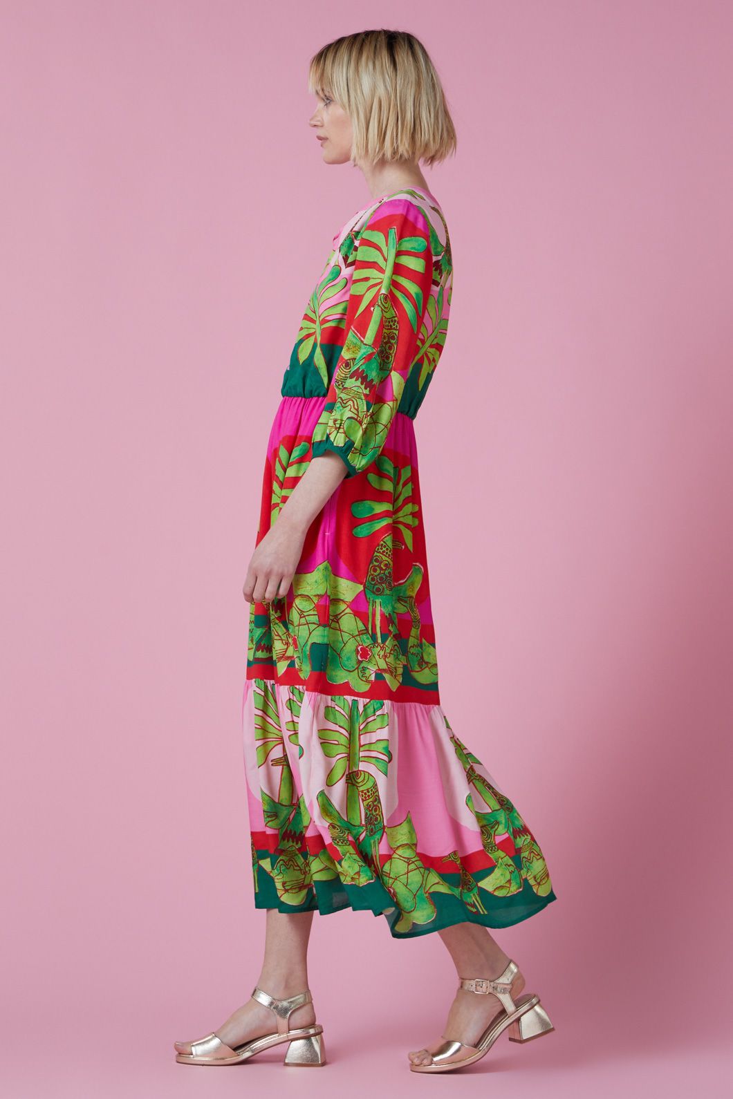 Gorman - Palm Pals Long Dress - print