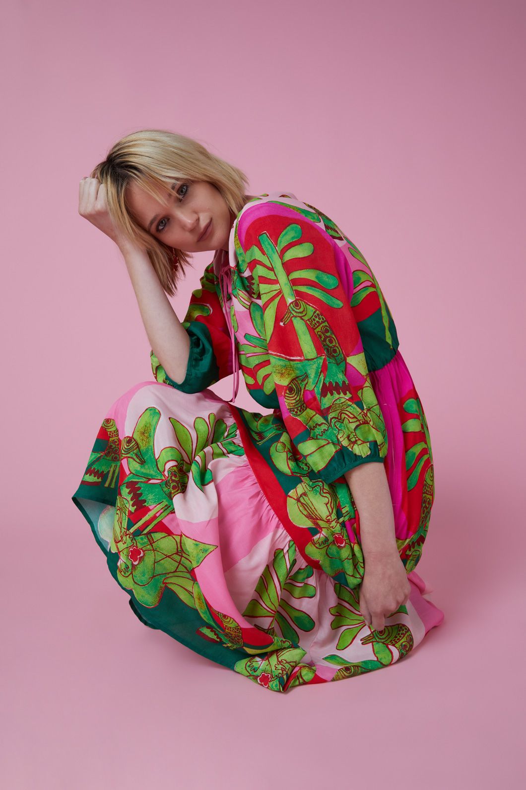 Gorman - Palm Pals Long Dress - print