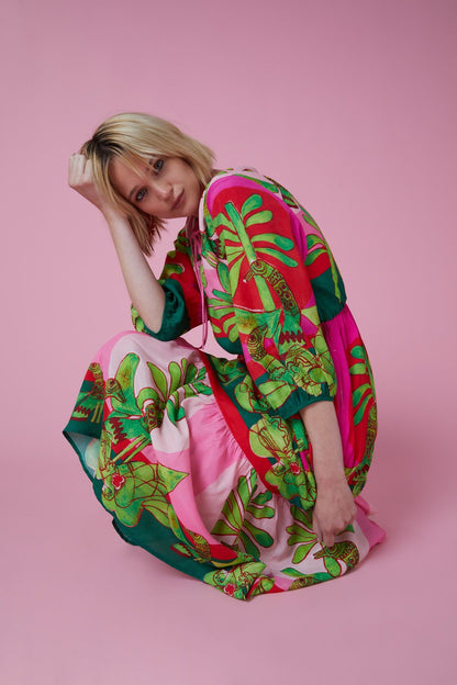 Gorman - Palm Pals Long Dress - print