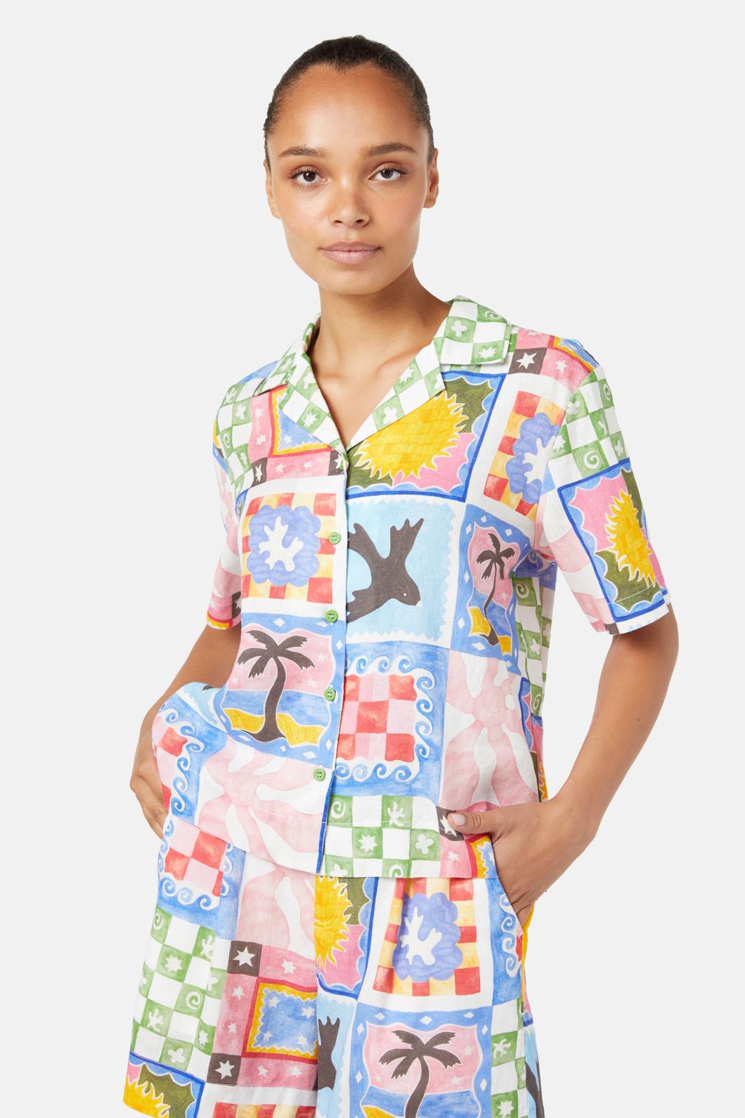 Gorman - Summer Squares Shirt - print