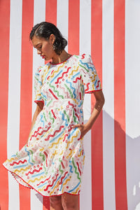 Gorman - Dizzy Dangler Anglaise Dress - multi